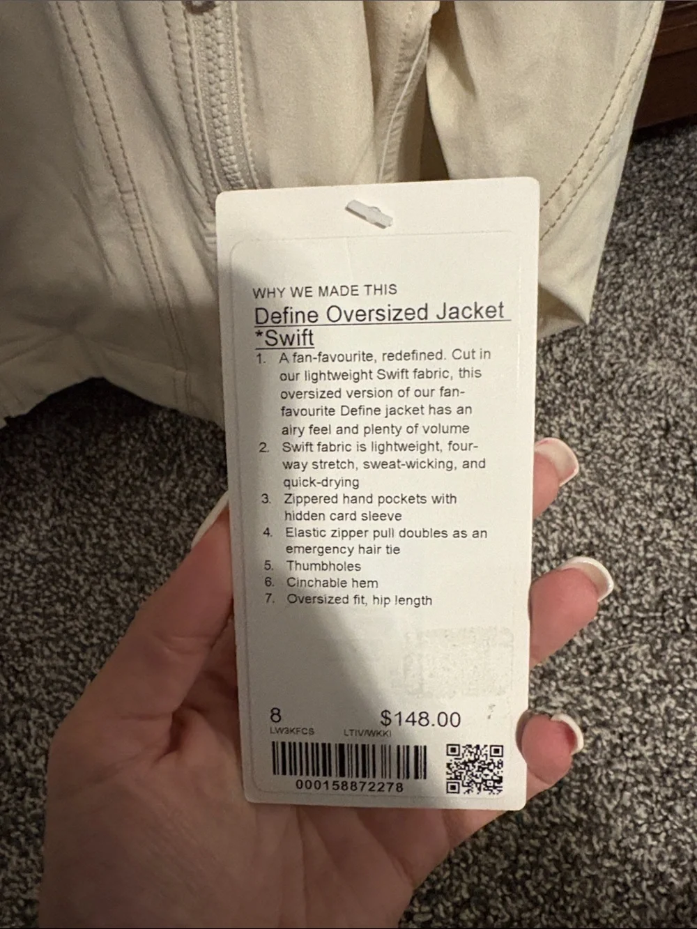 Lululemon Define Oversized Jacket *Swift